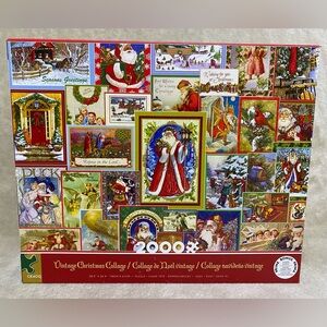 Vintage Christmas Collage Puzzle